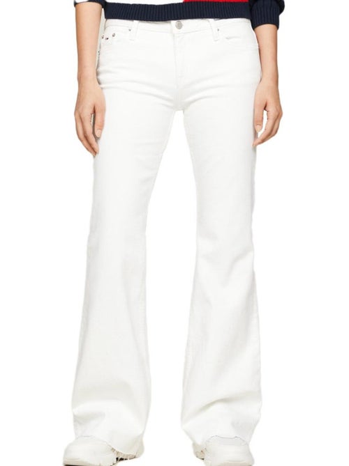 Jeans Tommy Hilfiger Sophie Regular Brancos para Mulher - Kiabi Jeans Tommy Hilfiger Sophie Regular Brancos para Mulher - Kiabi