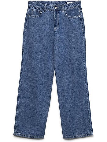 Jeans Vero Moda Asta Straight Azul para Mulher