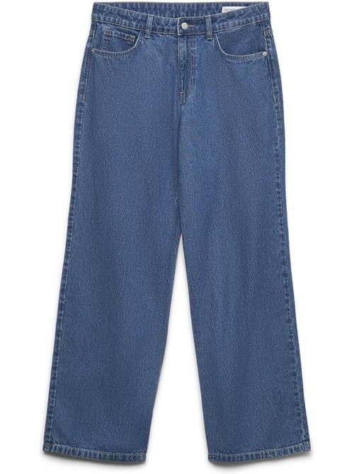 Jeans Vero Moda Asta Straight Azul para Mulher - Kiabi