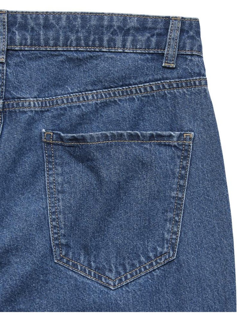 Jeans Vero Moda Asta Straight Azul para Mulher Azul - Kiabi