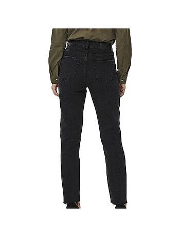 Jeans Vero Moda Cut Preto de Cintura Subida para Mulher 10247008