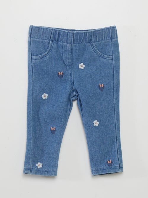 Jeggings com estampado 'Minnie' - Kiabi