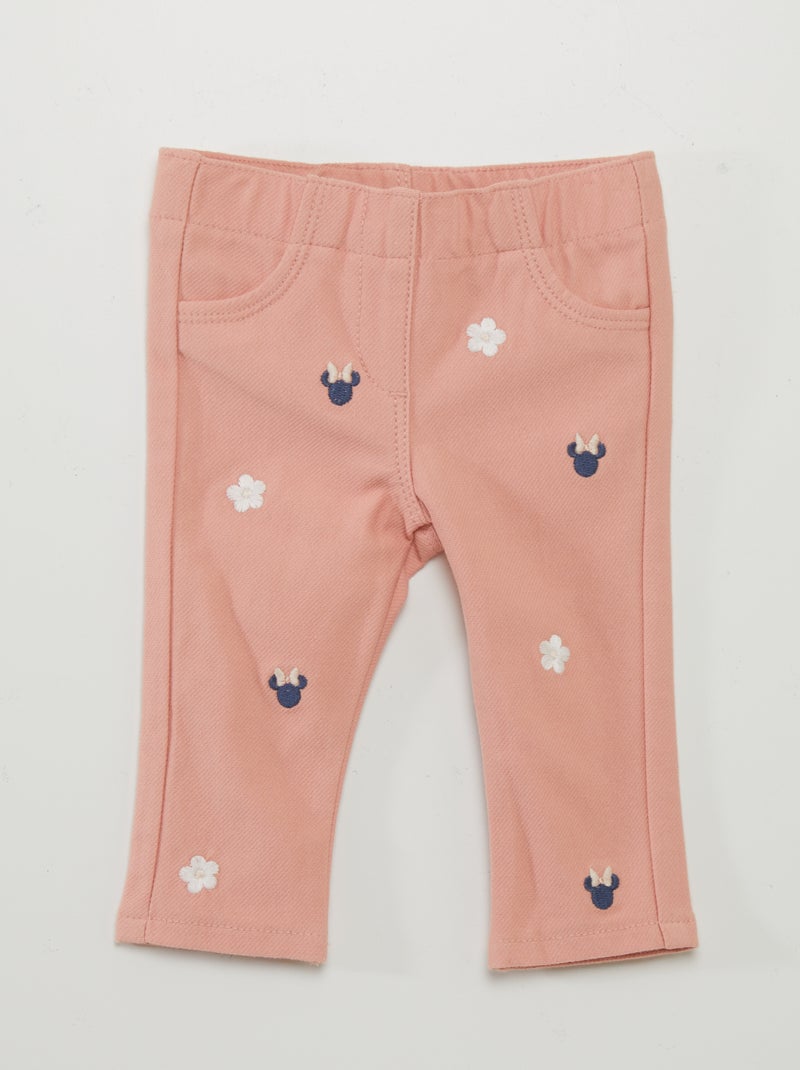 Jeggings com estampado 'Minnie' ROSA - Kiabi