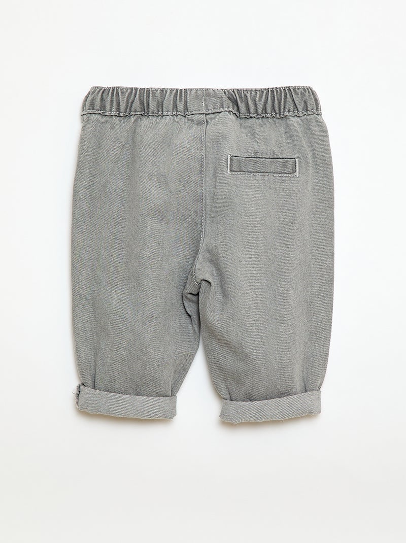 Jeggings de ganga Cinza - Kiabi