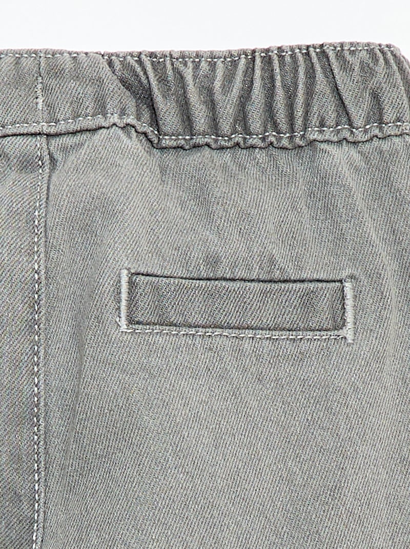 Jeggings de ganga Cinza - Kiabi