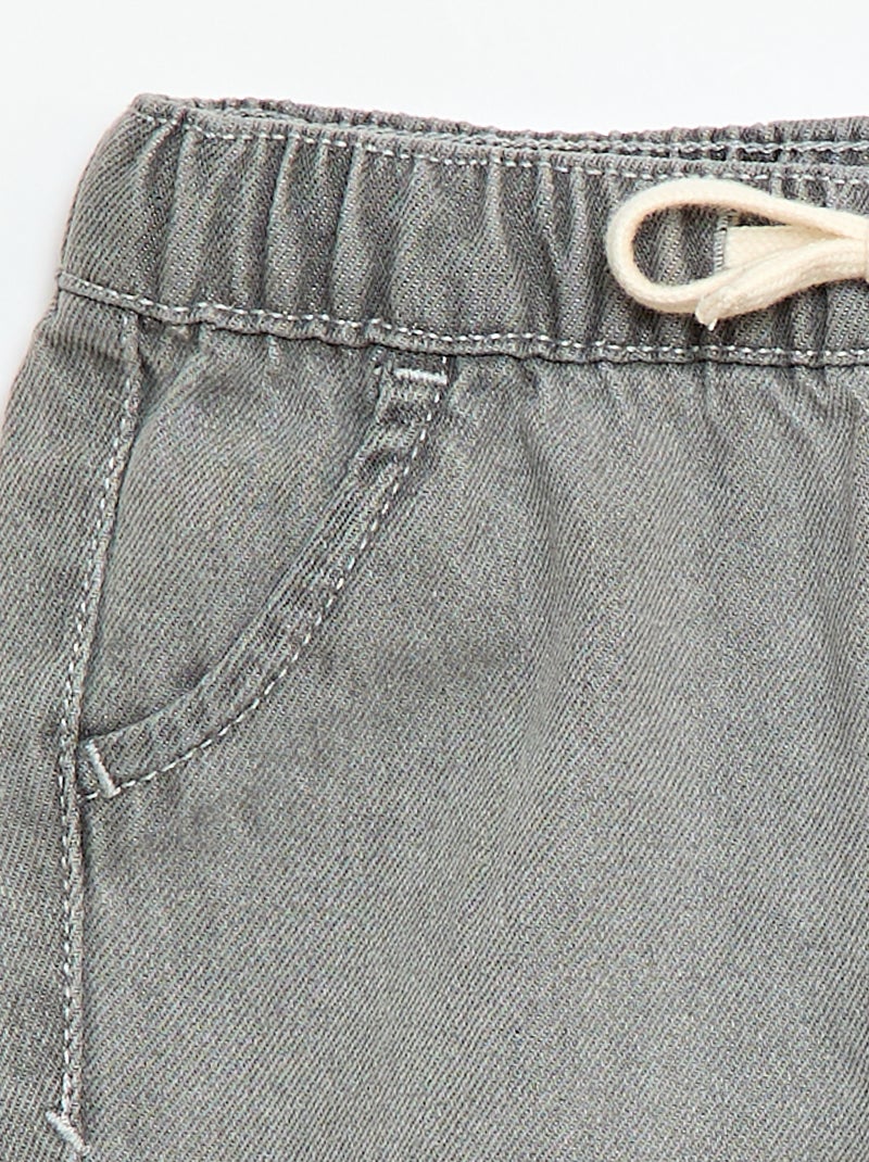 Jeggings de ganga Cinza - Kiabi