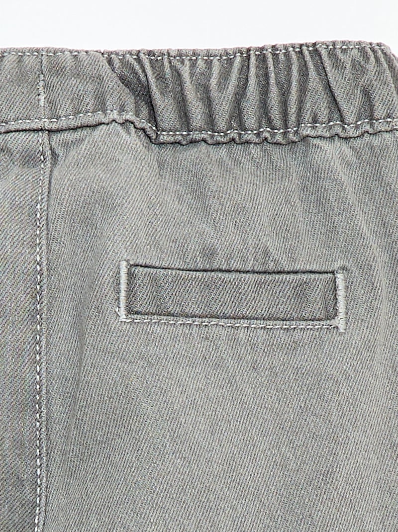 Jeggings de ganga Cinza - Kiabi
