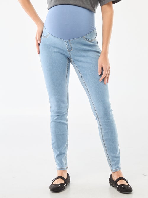 Jeggings de grávida com faixa - Kiabi
