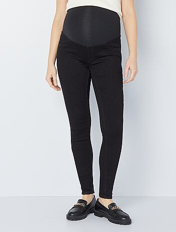 Jeggings de grávida com faixa