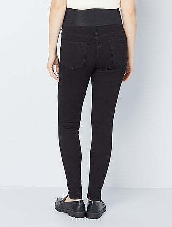 Jeggings de grávida com faixa