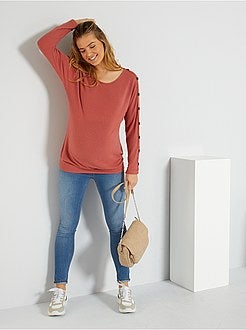 Jeggings de grávida concebidas ecologicamente - Kiabi