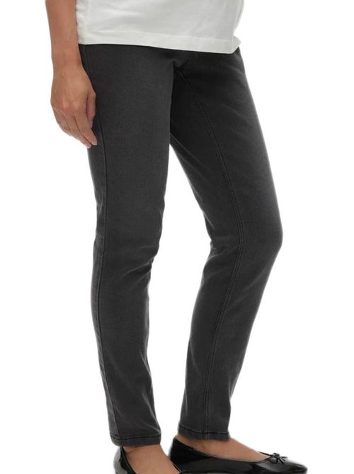 Jeggings de Gravidez Cinzentos Mamalicious Newamy para Mulher - Kiabi Jeggings de Gravidez Cinzentos Mamalicious Newamy para Mulher - Kiabi