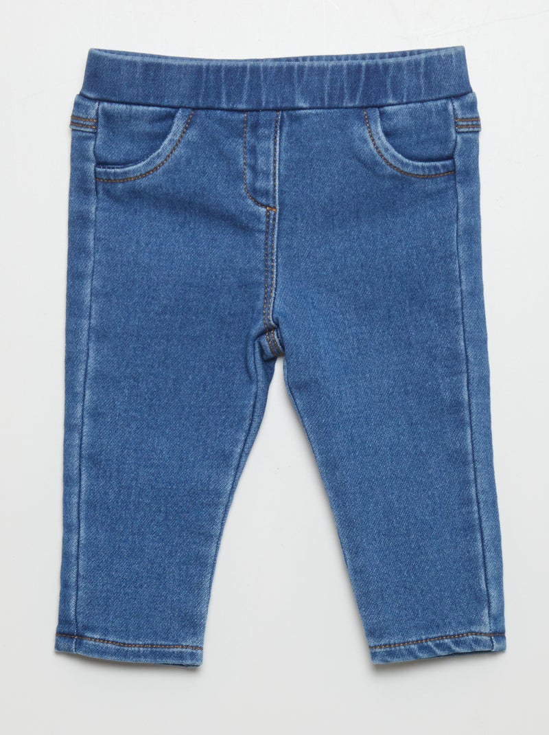 Jeggings elásticas AZUL - Kiabi
