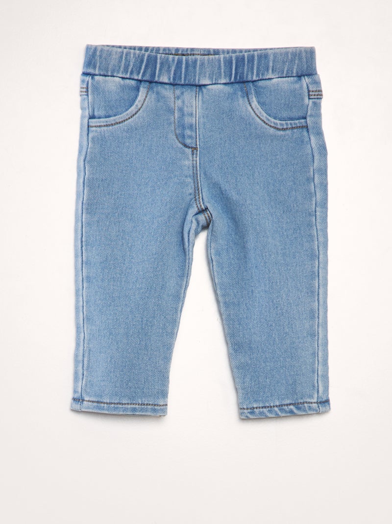 Jeggings elásticas AZUL - Kiabi