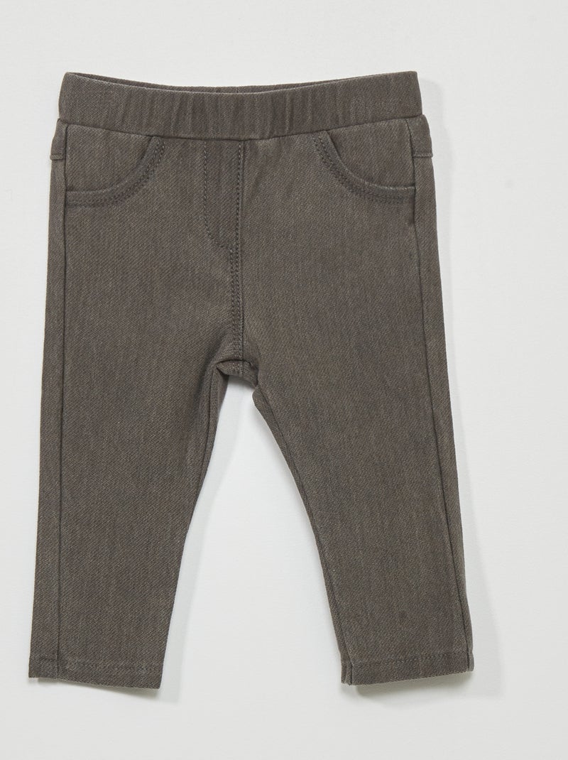 Jeggings elásticas CINZA - Kiabi