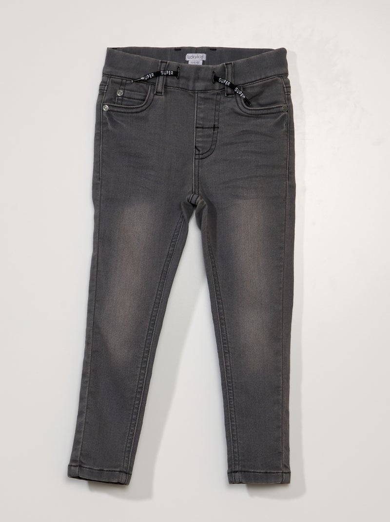 Jeggings elásticas CINZA - Kiabi