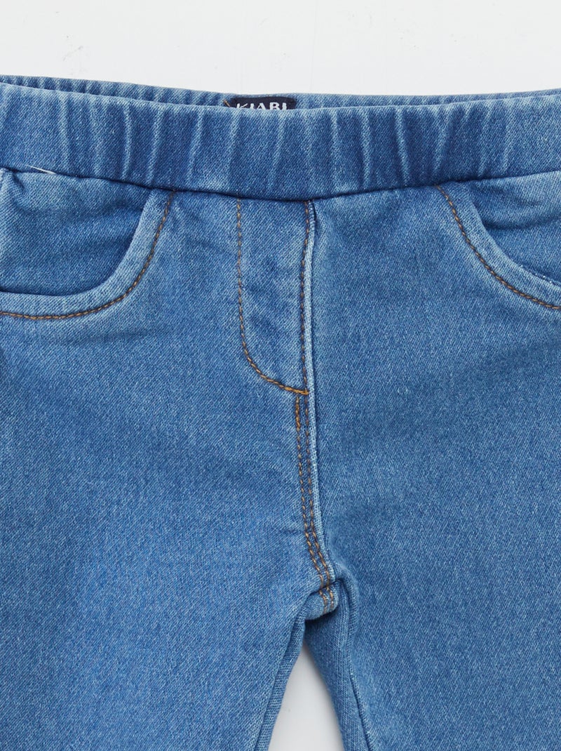 Jeggings elásticas de ganga AZUL - Kiabi