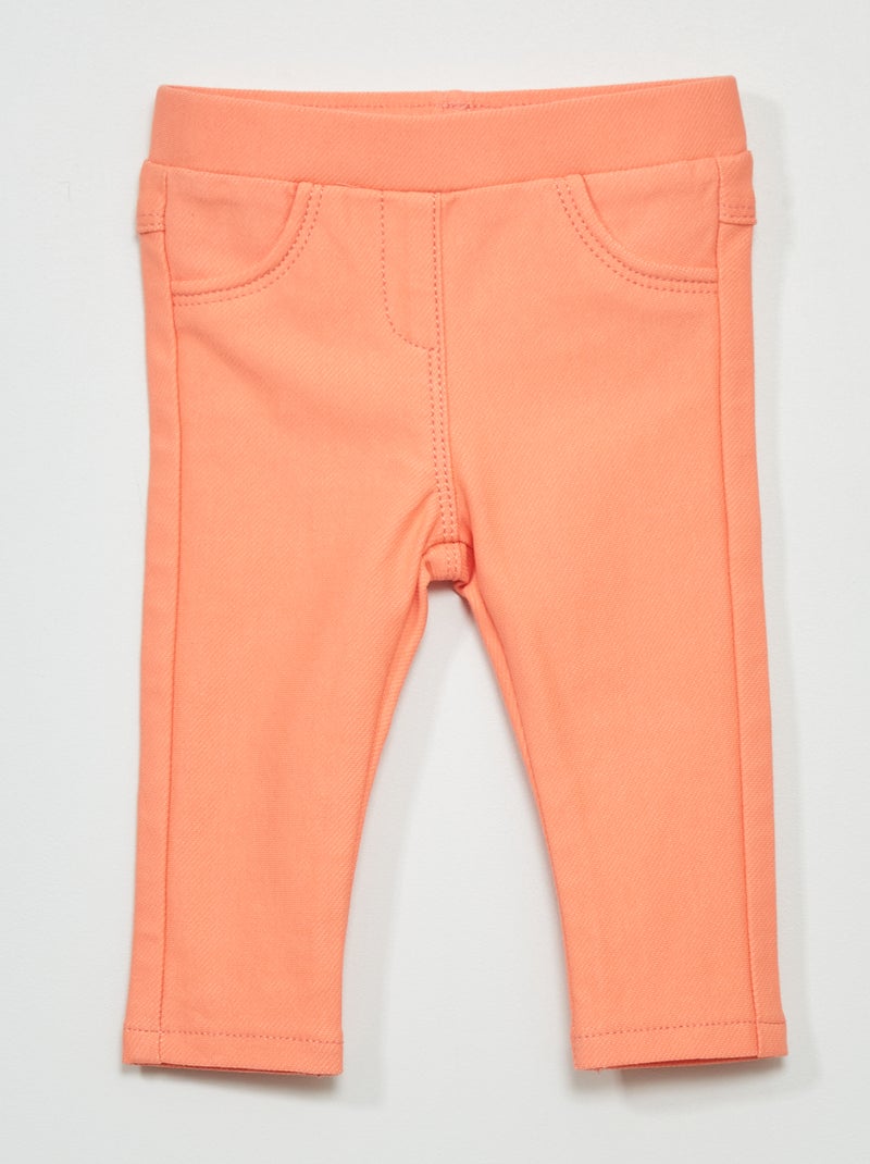 Jeggings elásticas LARANJA - Kiabi