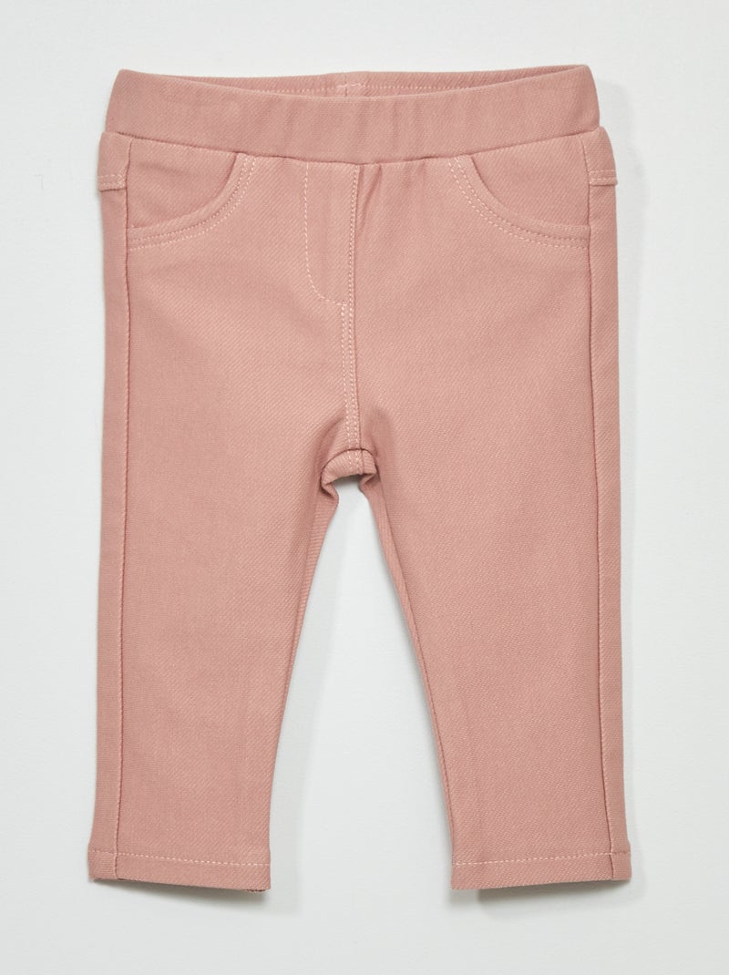 Jeggings elásticas Rosa Velho - Kiabi