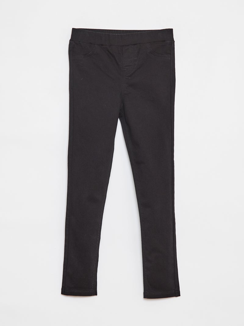 Jeggings lisas Preto - Kiabi