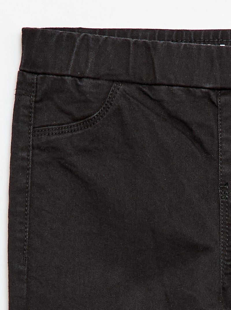 Jeggings lisas Preto - Kiabi