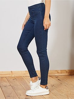 Jeggings super skinny com cintura subida - Kiabi