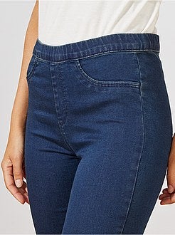 Jeggings super skinny com cintura subida - Kiabi