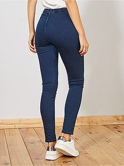 Jeggings super skinny com cintura subida - Kiabi