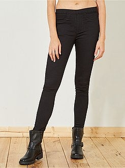 Jeggings super skinny com cintura subida - Kiabi