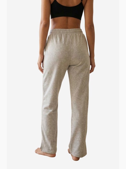 Joggers de malha de cintura subida e perna larga my fashion - Kiabi