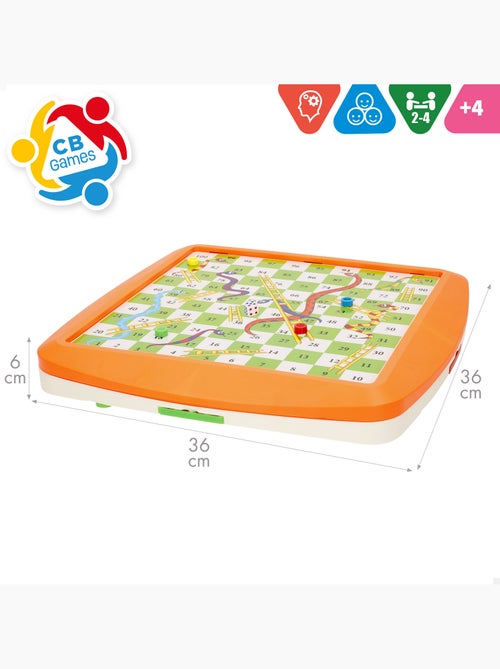 Jogo 2 em 1: ludo e jogo da serpente e da escada cb games - Kiabi