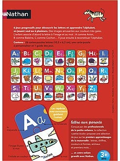 Jogo 'A escolinha: as letras' da 'Nathan' - Kiabi