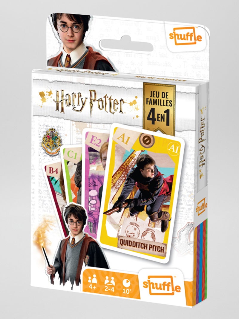 Jogo das 7 famílias 4 em 1 'Harry Potter' Branco - Kiabi
