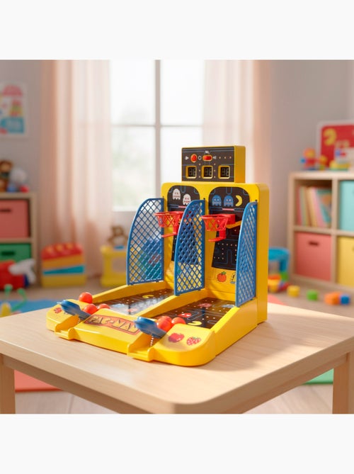 Jogo de basquete de mesa pac-man arcade com luz e som - Kiabi