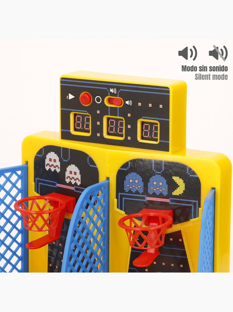 Jogo de basquete de mesa pac-man arcade com luz e som N/D - Kiabi