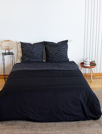 Jogo de cama com estampado de zebra - 2 pessoas