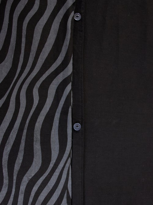 Jogo de cama com estampado de zebra - 2 pessoas - Kiabi Jogo de cama com estampado de zebra - 2 pessoas - Kiabi