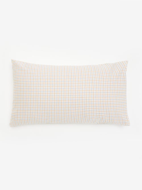 Jogo de cama com padrão para 1 pessoa (150 x 220 cm) - Kiabi Home - Kiabi