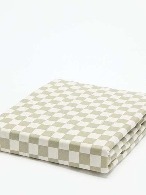 Jogo de cama com padrão para 1 pessoa (150 x 220 cm) - Kiabi Home - Kiabi
