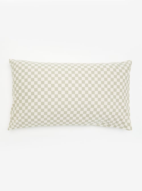 Jogo de cama com padrão para 1 pessoa (150 x 220 cm) - Kiabi Home - Kiabi