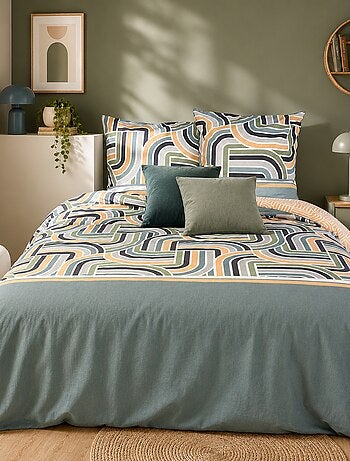 Jogo de cama estampado - 240x220 cm - 2 pessoas