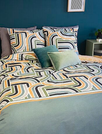 Jogo de cama estampado - 240x220 cm - 2 pessoas