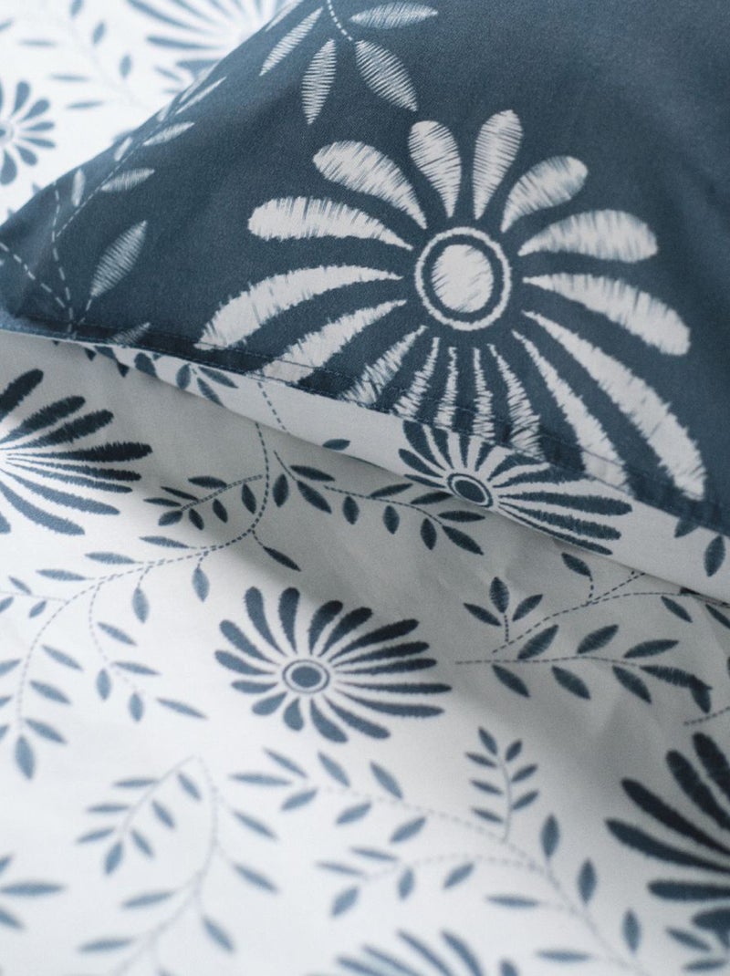 Jogo de cama estampado AZUL - Kiabi