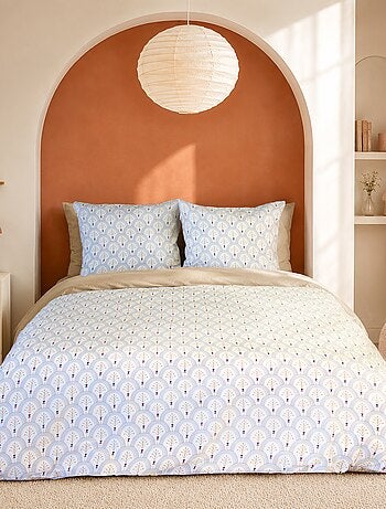 Jogo de cama estampado para 2 pessoas - 240 x 220 cm / 260 x 240 cm