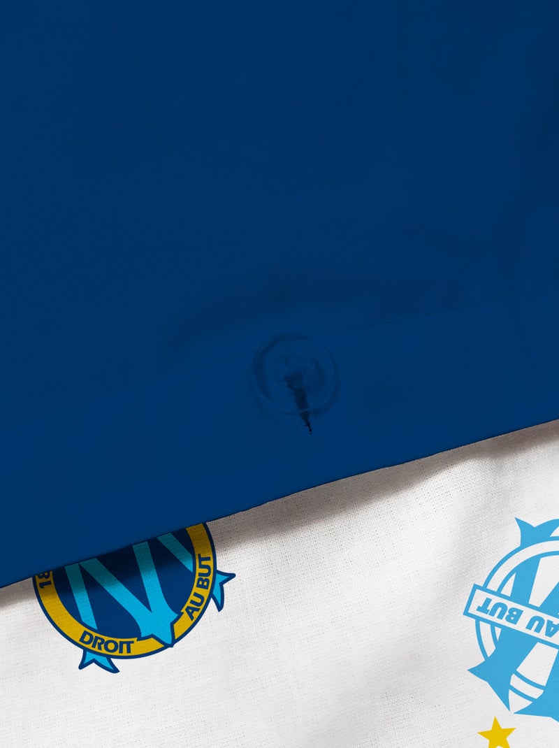 Jogo de cama 'Olympique de Marseille' 2 peças 1 pessoa: capa de edredão + fronha de almofada Azul - Kiabi