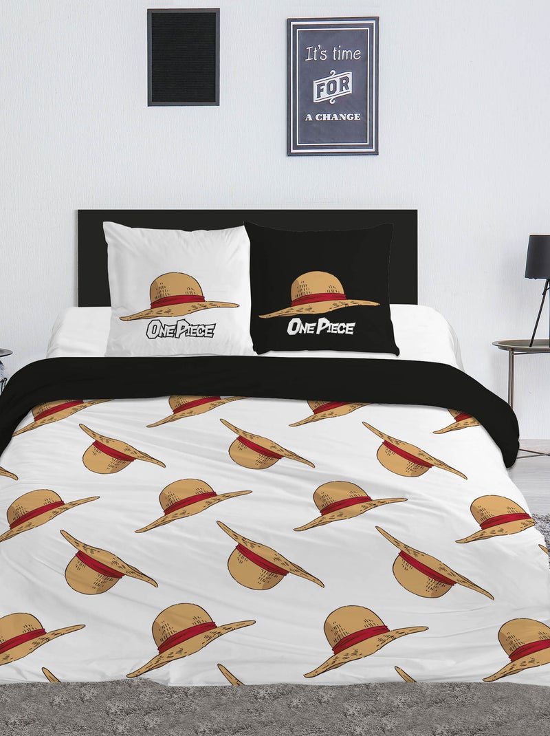 Jogo de cama 'One Piece' - 2 pessoas Preto - Kiabi