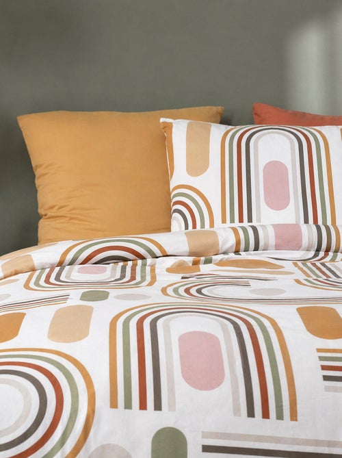 Jogo de cama para 2 pessoas - 240 x 220 cm - Kiabi Jogo de cama para 2 pessoas - 240 x 220 cm - Kiabi