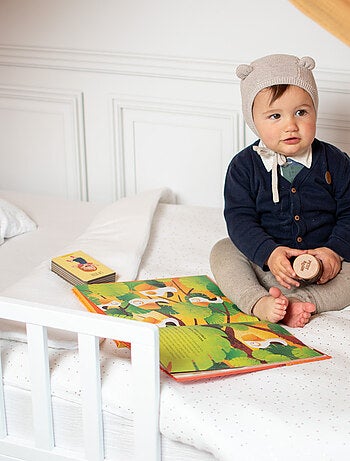 Jogo de cama para bebé, capa e fronha em gaze de algodão | sevira kids