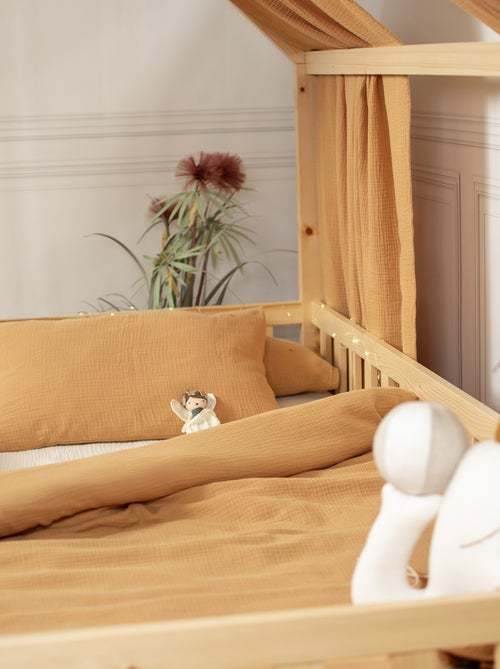 Jogo de cama para bebé, capa e fronha em gaze de algodão | sevira kids - Kiabi