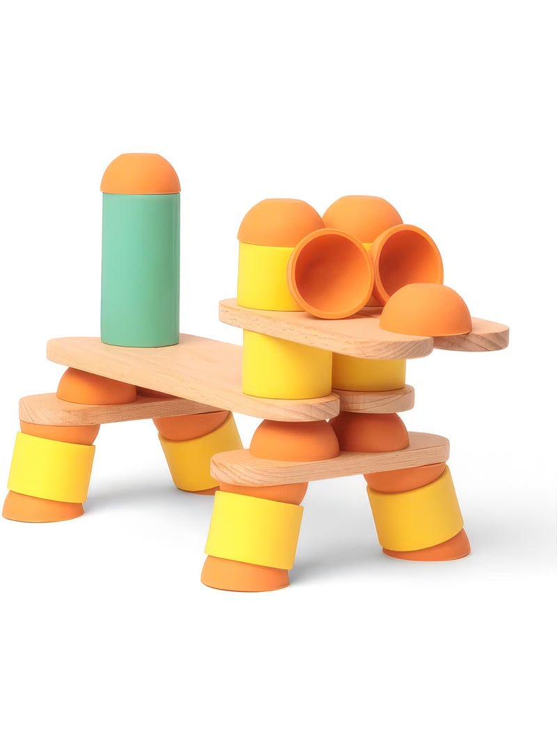 Jogo de construção e equilíbrio em madeira stix | oppi® N/D - Kiabi